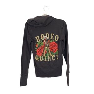 Rodeo Quincy cowgirl graphic full zip jacket